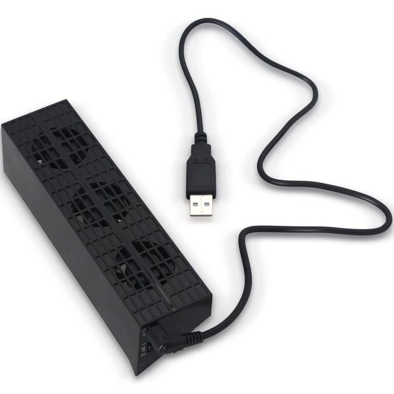 Linkhood مروحة تبريد لجهاز PS4 سليم، مروحة تبريد خارجية USB لجهاز الألعاب مع منفذ USB3.0 إضافي لجهاز سوني بلاي ستيشن 4 سليم (لجهاز PS4 سليم فقط) - Image 5